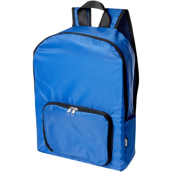 EcoFold faltbarer Rucksack aus RPET mit einem Fassungsvermögen von 15 l