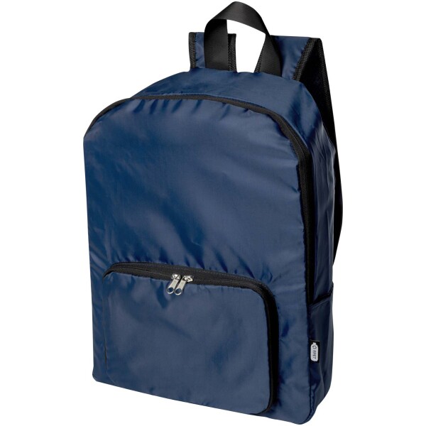 EcoFold faltbarer Rucksack aus RPET mit einem Fassungsvermögen von 15 l