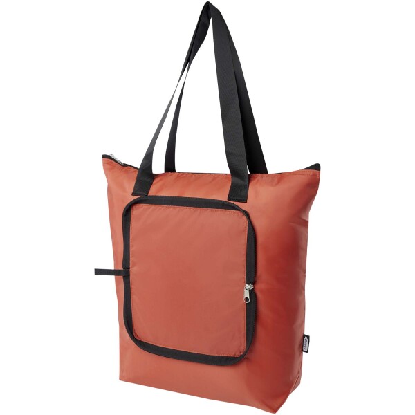 EcoFold faltbare Einkaufskühltasche aus RPET-Material, 15 l Fassungsvermögen