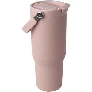 Bronx 900 ml Vakuum- und Kupfer-Isolierbecher aus RCS-zertifiziertem recyceltem Edelstahl mit Deckel mit Doppelfunktion - Reklamnepredmety