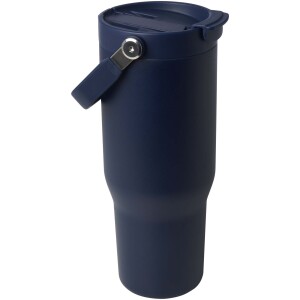 Bronx 900 ml Vakuum- und Kupfer-Isolierbecher aus RCS-zertifiziertem recyceltem Edelstahl mit Deckel mit Doppelfunktion - Reklamnepredmety