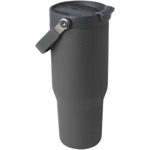 Bronx 900 ml Vakuum- und Kupfer-Isolierbecher aus RCS-zertifiziertem recyceltem Edelstahl mit Deckel mit Doppelfunktion - Reklamnepredmety
