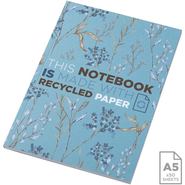 Recyceltes A5-Softcover-Notizbuch „Novella Austen“ – 50 Blatt