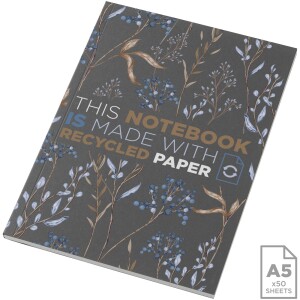 Recyceltes A5-Softcover-Notizbuch „Novella Austen“ – 50 Blatt - Reklamnepredmety