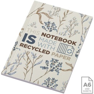 Recyceltes A6 Novella Austen Softcover-Notizbuch – 50 Blatt - Reklamnepredmety