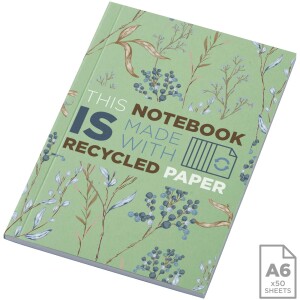 Recyceltes A6 Novella Austen Softcover-Notizbuch – 50 Blatt - Reklamnepredmety