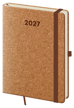 Wochenkalender A5 Kork mit Schlaufe - Reklamnepredmety