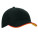 MB6197 6 Panel Double Sandwich Cap - MB6197-Black-Red-Gold-Yellow - variant Ls 1000128770