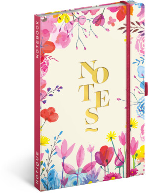NOTIQUE Notizzettel Frühling, liniert, 13 x 21 cm - Reklamnepredmety