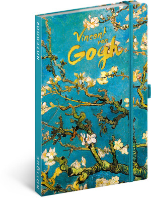NOTIQUE Notizen Vincent van Gogh, liniert, 13 x 21 cm - Reklamnepredmety