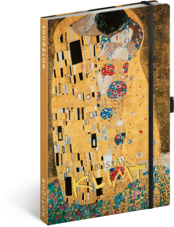 NOTIQUE Notizen Gustav Klimt, liniert, 13 x 21 cm
