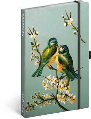 NOTIQUE Notes Birds von Kateřina Winterová, gepunktet, 13 x 21 cm - Reklamnepredmety