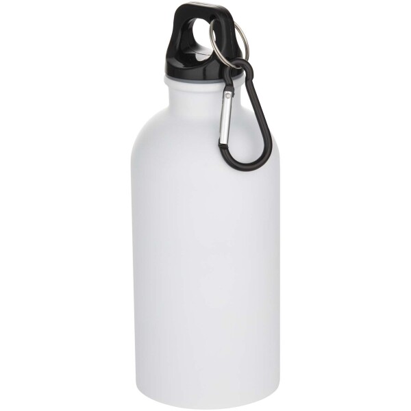 400 ml Oregon einwandige Edelstahl-Wasserflasche mit RCS-Zertifizierung, Karabiner und mattem Finish
