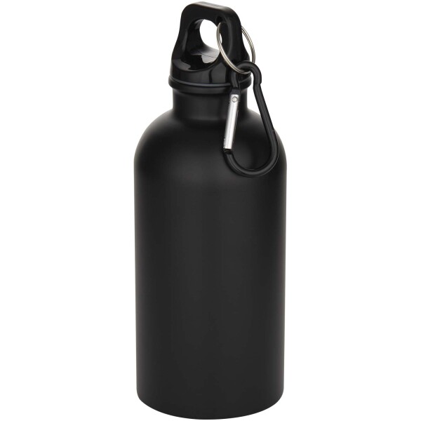 400 ml Oregon einwandige Edelstahl-Wasserflasche mit RCS-Zertifizierung, Karabiner und mattem Finish