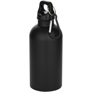 400 ml Oregon einwandige Edelstahl-Wasserflasche mit RCS-Zertifizierung, Karabiner und mattem Finish - Reklamnepredmety
