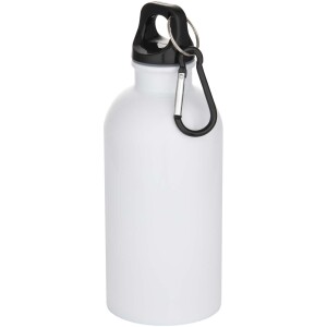 400 ml Oregon einwandige Edelstahl-Trinkflasche mit RCS-Zertifizierung, Karabiner und Sublimationsdruck - Reklamnepredmety