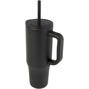 900 ml Brady Thermosbecher mit RCS-Zertifizierung und Silikon-Strohhalm - Reklamnepredmety