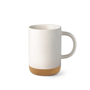 CONSTELLATION CORK. Keramikbecher mit Korkboden, 320 ml - Reklamnepredmety