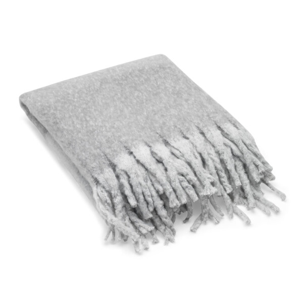Kuschelig. Decke aus recyceltem Polyester (100 % rPET) (300 g/m²) in Mohairoptik.