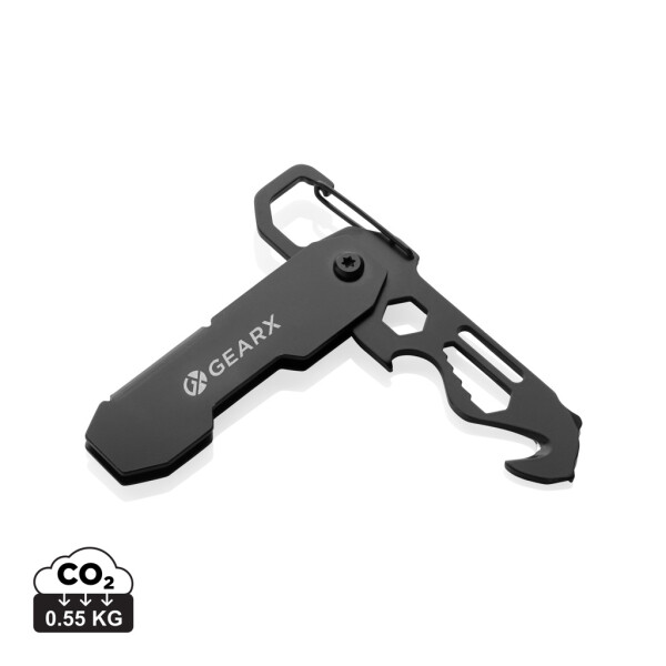 Gear X Faltbares EDC-Werkzeug mit Karabiner