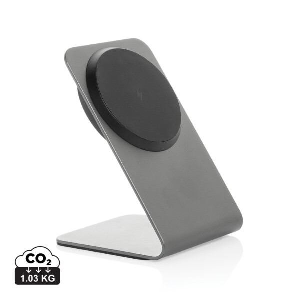 Terra Aluminium-Handyhalterung mit kabelloser 15-W-Ladefunktion