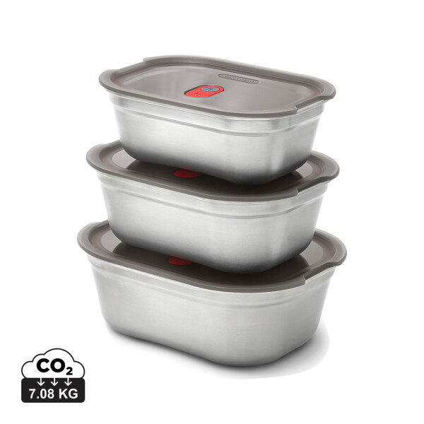 Set mit 3 Lebensmittelboxen – klein, mittel, groß