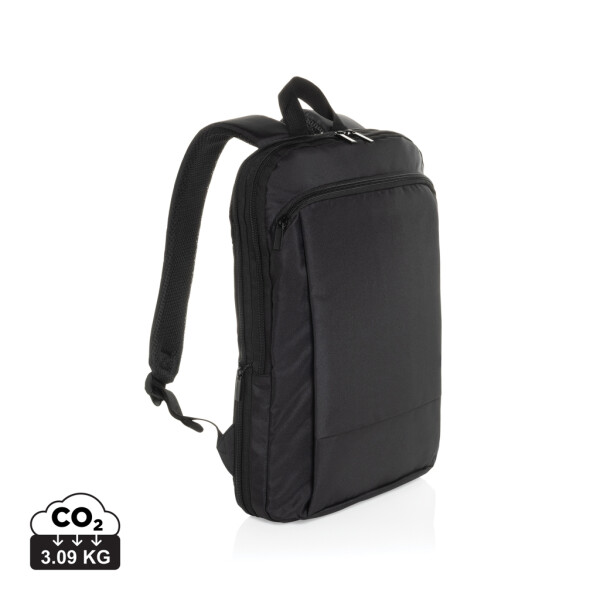Erweiterbarer, schlanker Laptop-Rucksack 15,6" Flexpack Aware™ (RPET)