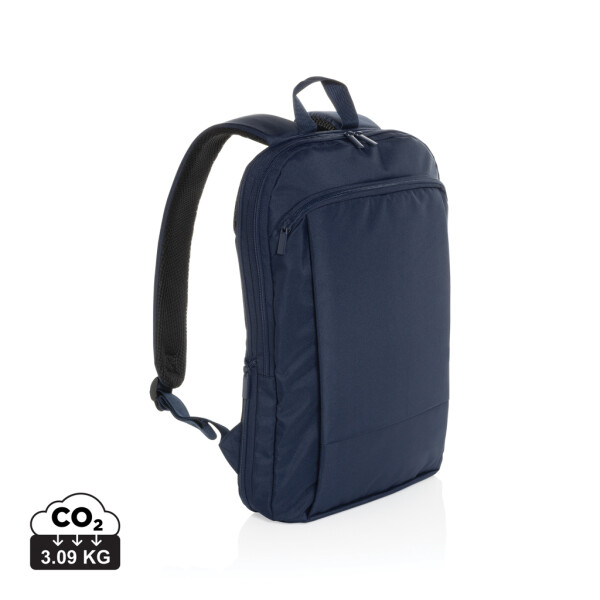 Erweiterbarer, schlanker Laptop-Rucksack 15,6" Flexpack Aware™ (RPET)