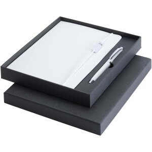 Legato Elegance A5 notebook set with hard cover and ballpoint pen - Reklamnepredmety