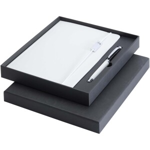 Legato Elegance A5 notebook set with hard cover and ballpoint pen - Reklamnepredmety