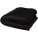 Aschgraue Decke aus recyceltem Sherpa-Material GRS