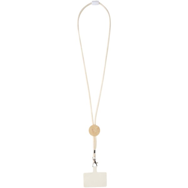 Adhab Smartphone-Lanyard mit Bambusdetails