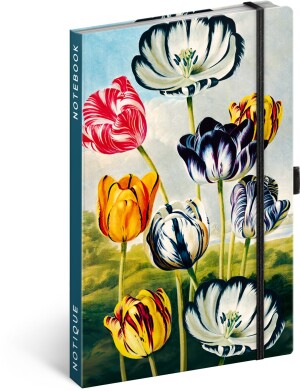 NOTIQUE Notes Tulpen von Kateřina Winterová, liniert, 13 x 21 cm - Reklamnepredmety