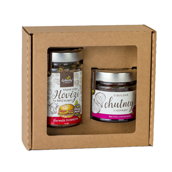 Geschenkset – Beef Jerky und Zwiebel-Chutney