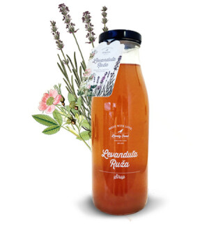 Lavendel-Rosen-Sirup 500 ml - Reklamnepredmety