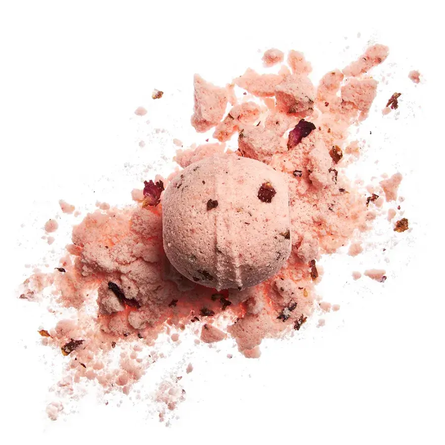 Romantische Rose – Funkelnde Badebombe - Reklamnepredmety