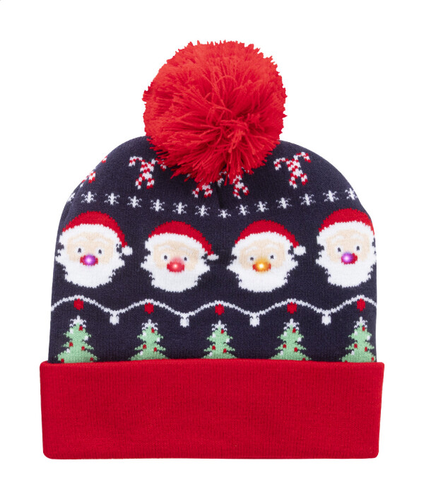 Norrsken Weihnachts-LED-Wintermütze, Weihnachtsmann