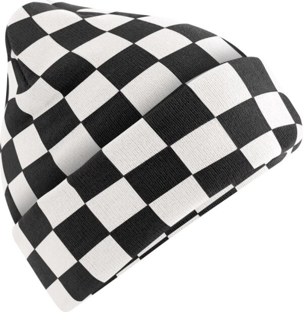 Strickmütze "Checkerboard"