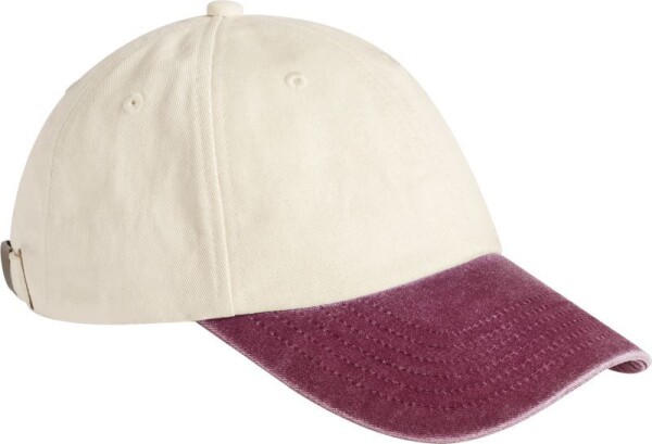 6 Panel Niedrigprofil Kontrast Kappe B 673