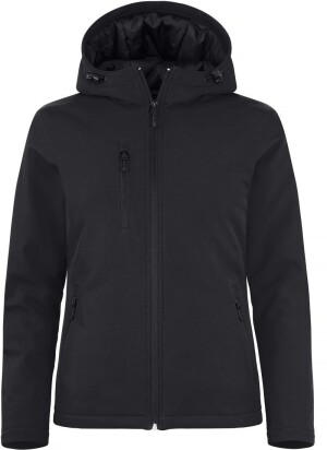 Wattierte Damen Kapuzen Softshell Jacke - Reklamnepredmety