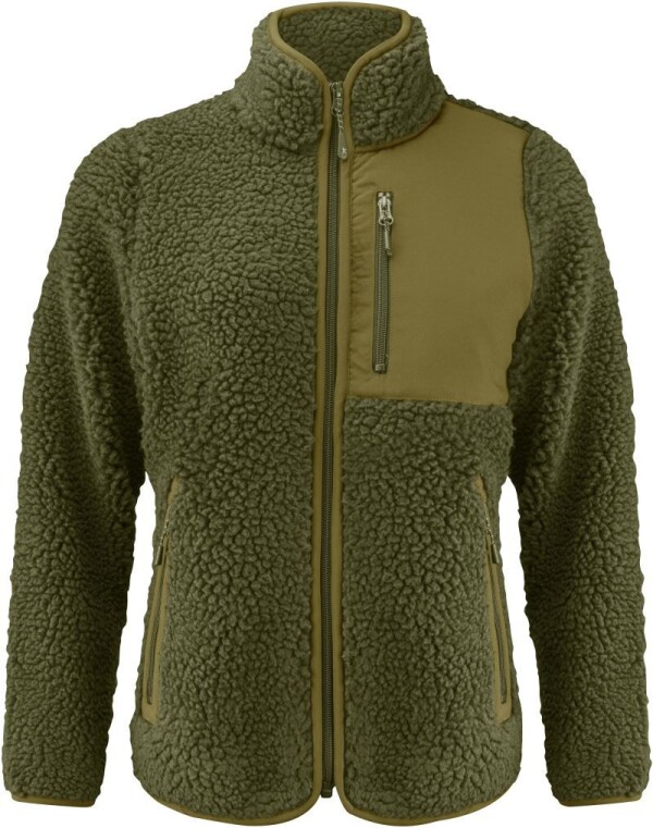 Damen Sherpa Fleece Jacke "Two-Tone"