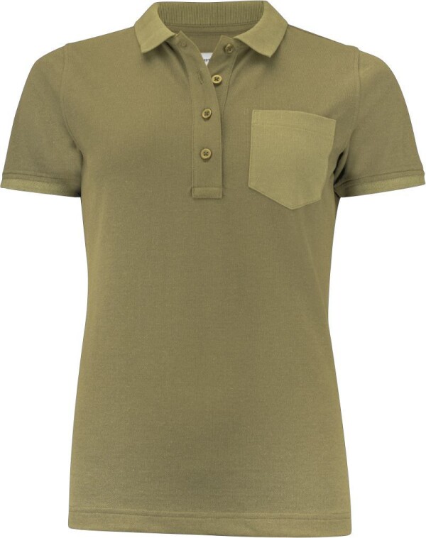 Schweres Damen Piqué Polo "Two-Tone"