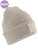 Beanie mit tiefem Umschlag und farblich abgestimmten Patches für Kinder