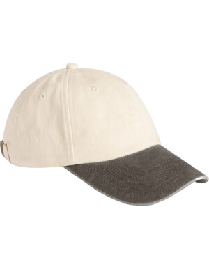 Low Profile Vintage-Kappe mit kontrastierendem Schirm - Reklamnepredmety