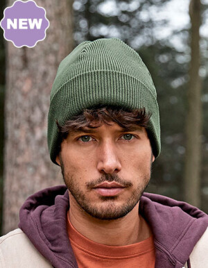 Original Beanie mit Bündchen aus Bio-Baumwolle - Reklamnepredmety