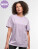 Basic-T-Shirt mit normaler Passform