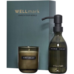 Wellmark Discovery Seifenspender 250 ml + Kerze 150 g - Reklamnepredmety