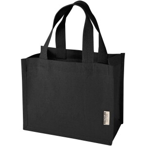 Odessa kleine Tasche mit Seitenfalten aus recycelter Baumwolle mit einem Gewicht von 220 g/m² - Reklamnepredmety