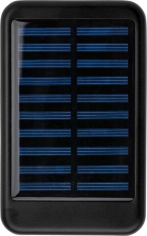 Solar-Powerbank aus Aluminium - Reklamnepredmety