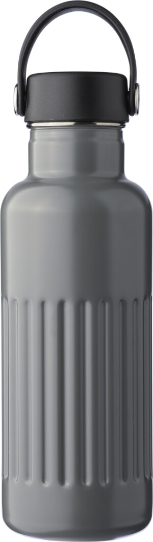 Recycelte doppelwandige Edelstahlflasche, 500 ml - Reklamnepredmety